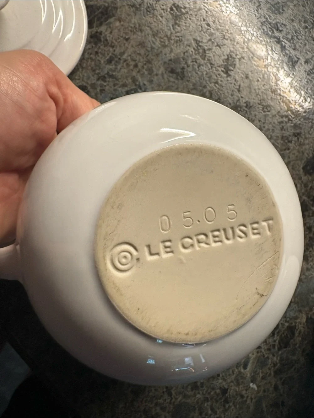 Le Creuset classic white